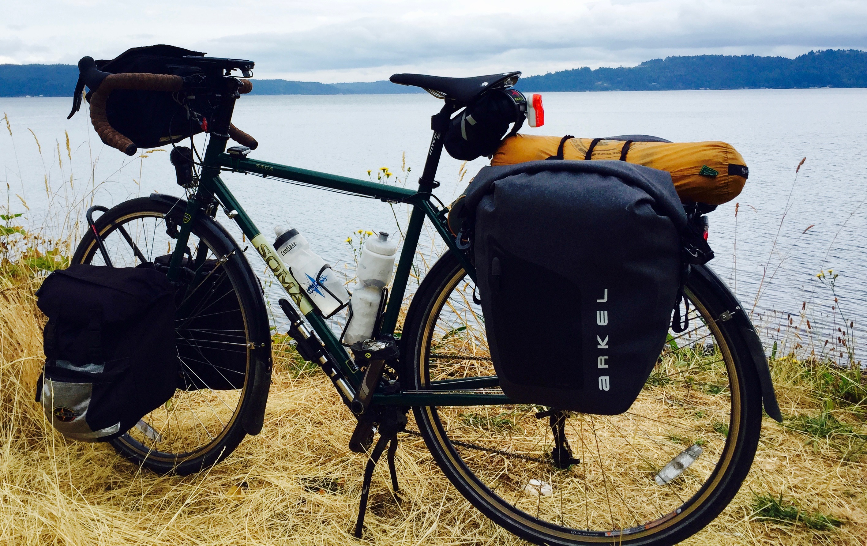 Soma Saga with Arkel Orca panniers