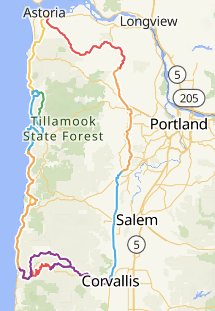 North Coast Tour Map