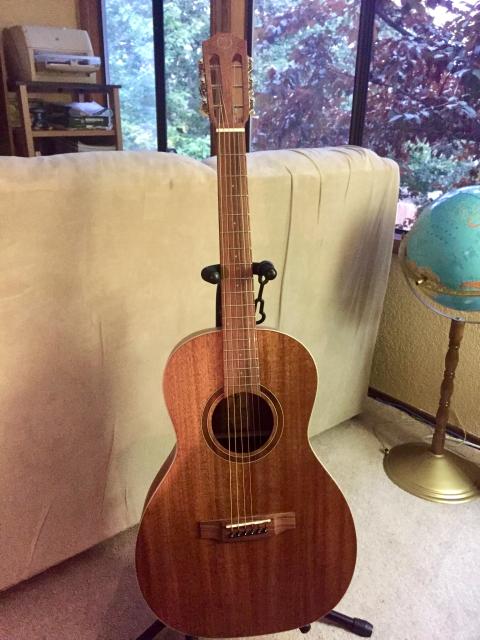 Teton Mahogany Parlor Guitar