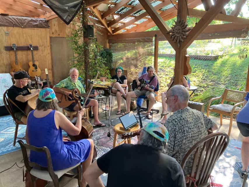 Music on the patio