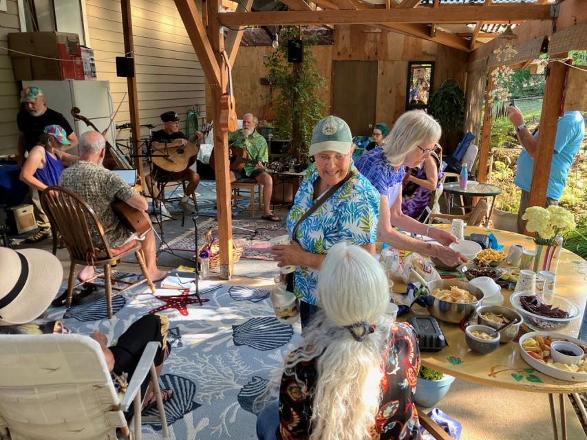 Music on the patio