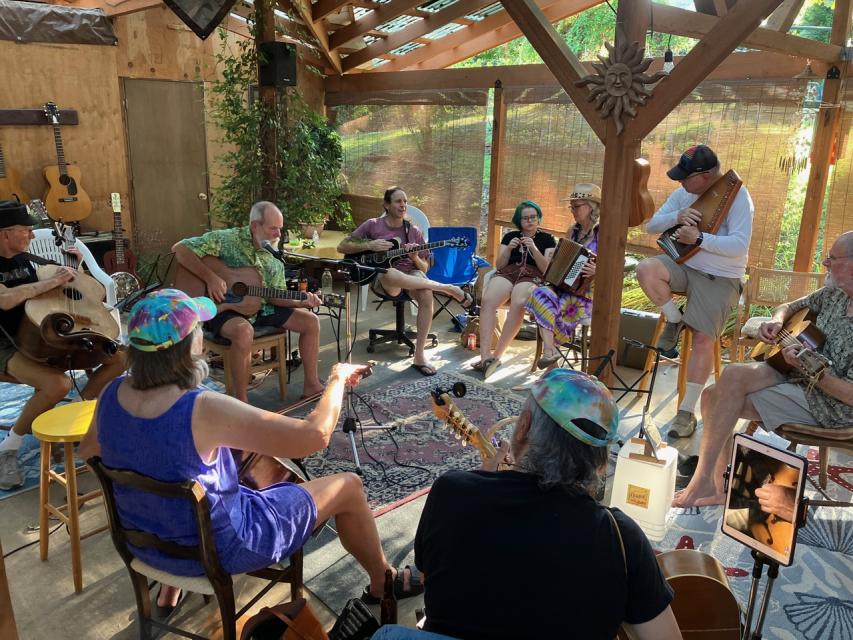 Music on the patio