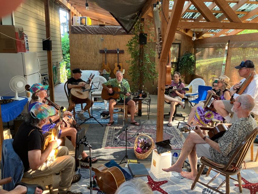 Music on the patio