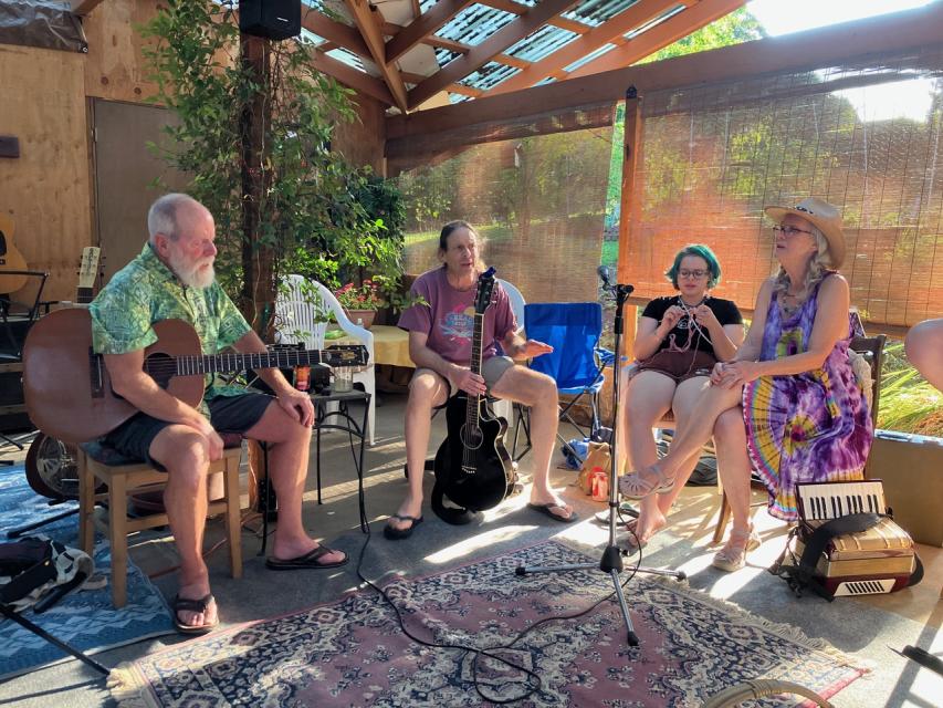 Music on the patio