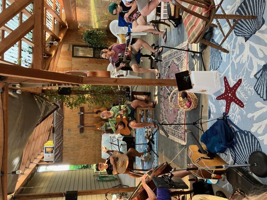 Music on the patio