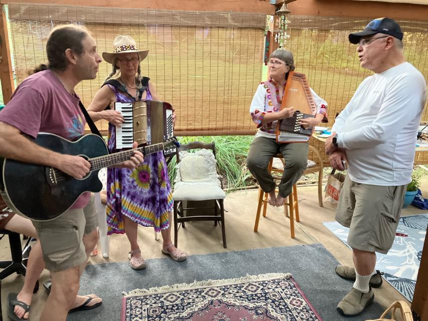 Music on the patio