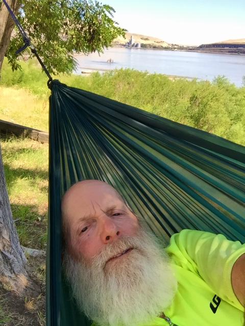 Relaxing in my Hammock