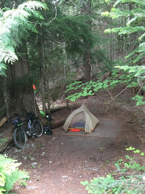 Campsite on the JWPT