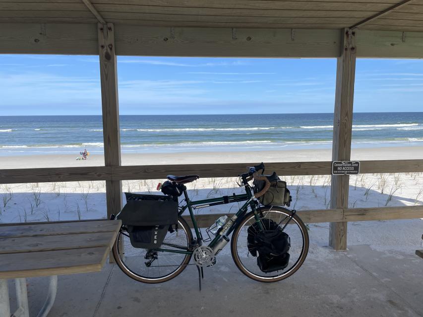 Bike by the beach