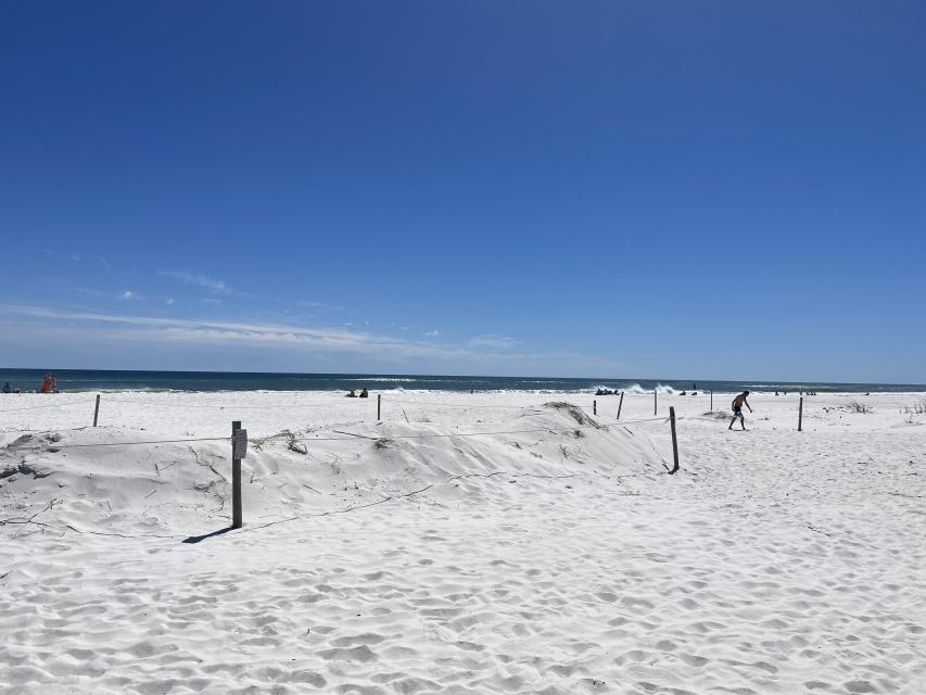 White sand beach