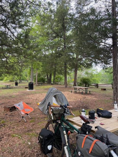 Camping on the Natchez Trace