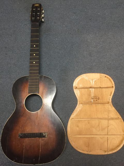Oahu squareneck guitar restoration