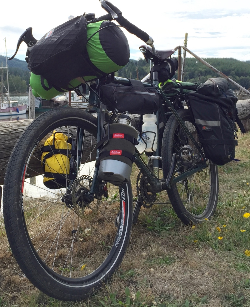 Surly Disc Trucker with Schwalbe Big Ben tires