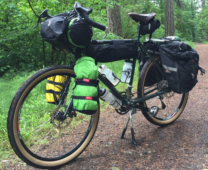 Surly Disc Trucker with Compass Rat Trap Pass tires